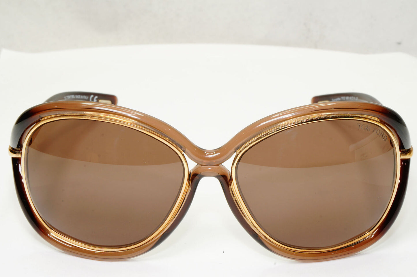 Tom Ford 2008 Sunglasses Samantha Vintage Gold Brown TF 52  FT0052 692 280323
