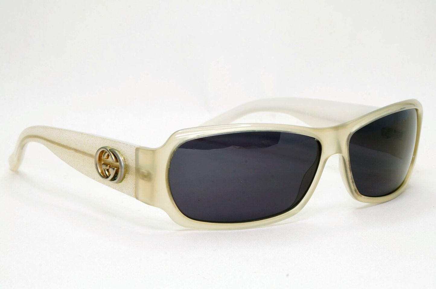 Gucci Sunglasses 2005 Vintage Cream White Black Unisex GG 2935/S EOODA 041124