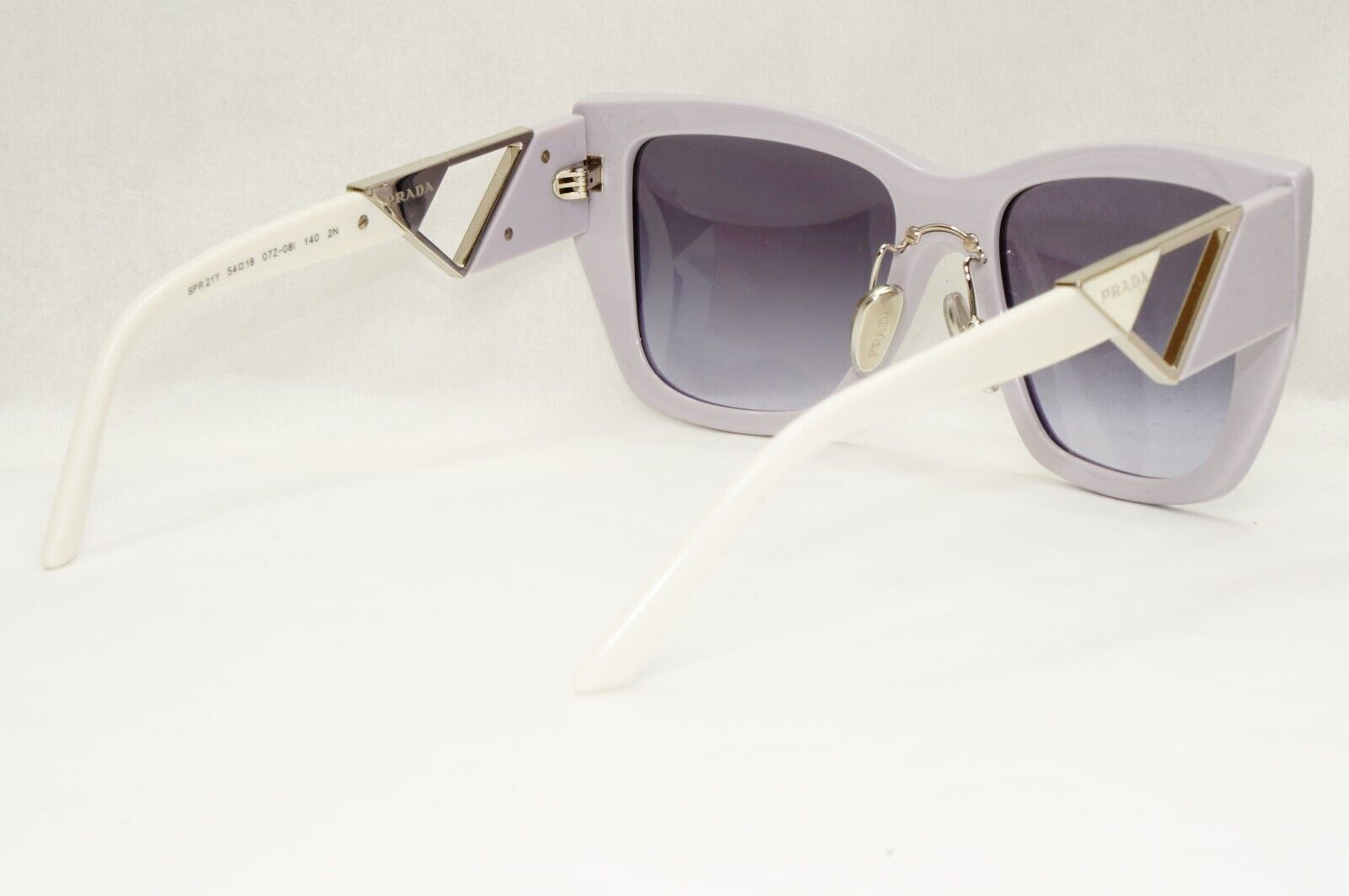 Prada Sunglasses Wisteria Violet Pale Gradient Blue PR21YS SPR 21Y 07Z-08I 54mm