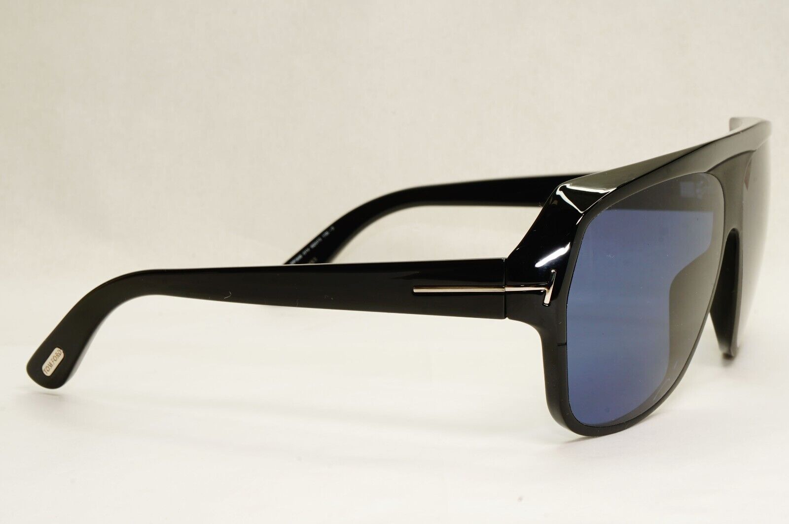 Tom Ford Sunglasses Hawkings-02 Black Glossy Dark Blue FT0908 TF 908 01V 62mm