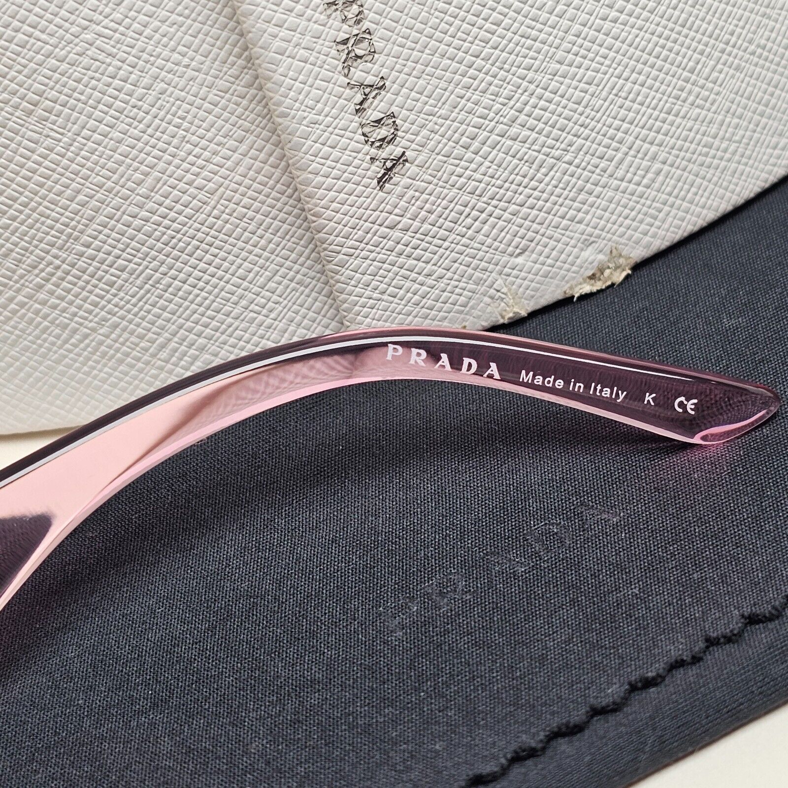 Prada Sunglasses 2018 Pink Transparent Cat Eye PR19MS SPR 19M ABH-1A1 060125