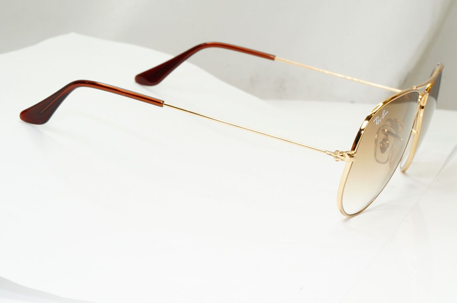 Ray-Ban Sunglasses Aviator Gold Brown Gradient RB 3025 Aviator 001/51 55mm Small
