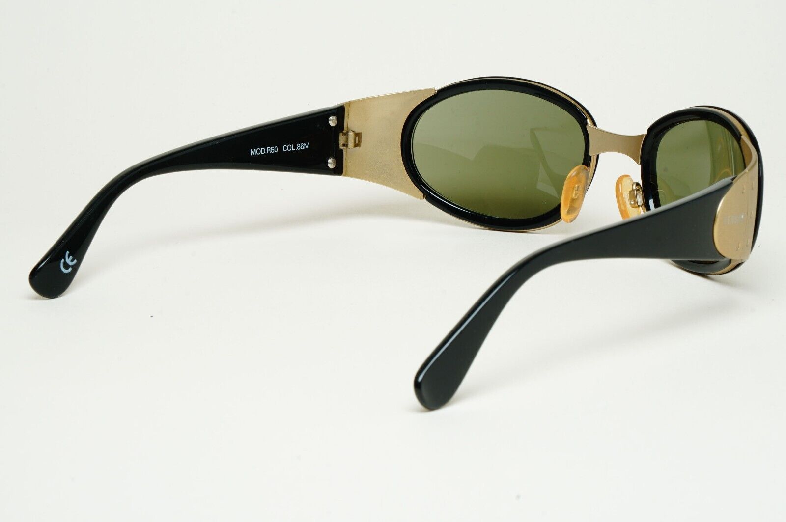 Versus Sunglasses 1996 by Gianni Versace Vintage Black Bronze MOD R50 COL 86M