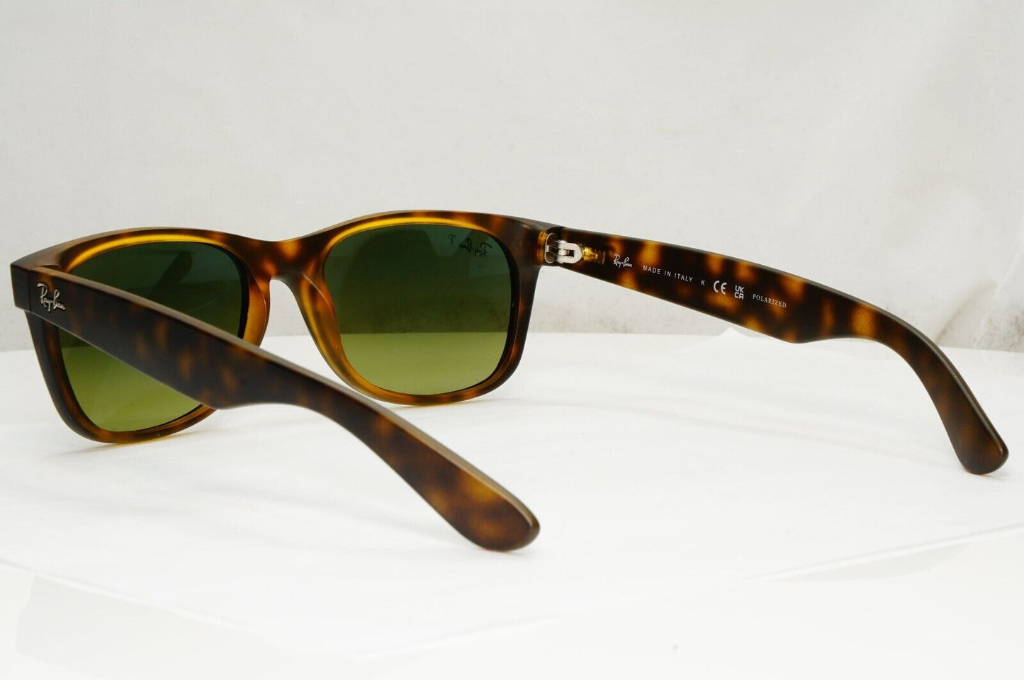 Ray-Ban Sunglasses Polarised New Wayfarer Matte Havana RB 2132  894/76 55mm