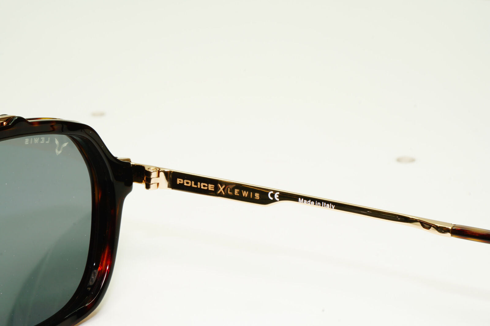Police Lewis Hamilton F1 Sunglasses Brown Gold Green Tortoise SPL A26N COL 300Y