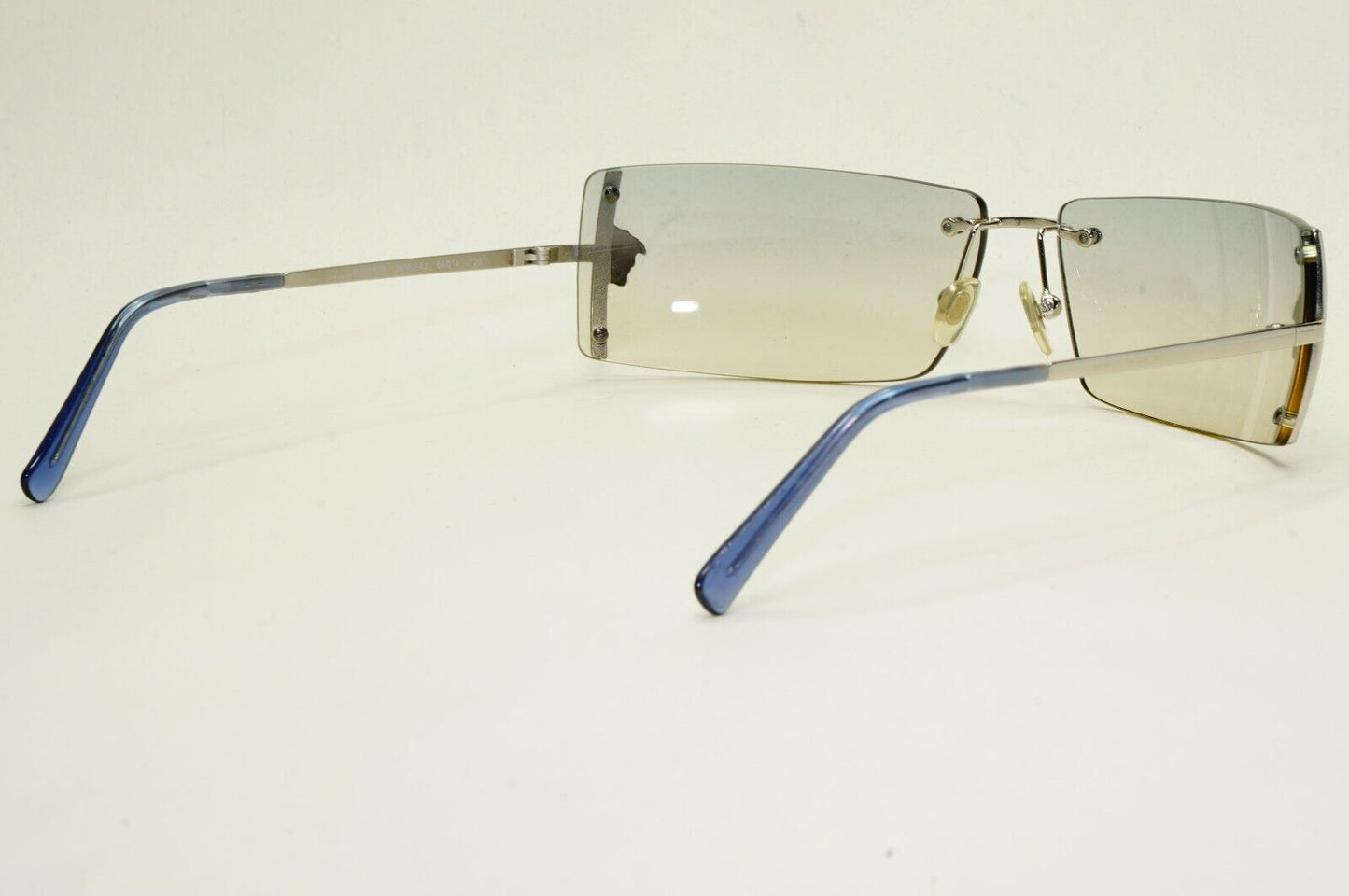 Versace Sunglasses 2003 Vintage Silver Rimless Medusa MOD N29 26M/543 050824