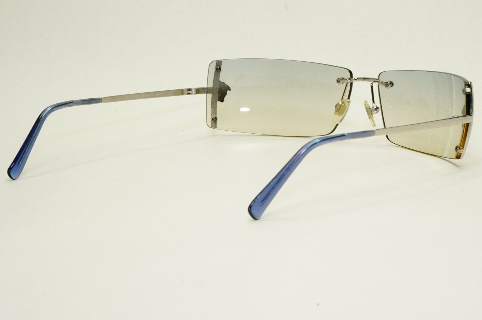 Versace Sunglasses 2003 Vintage Silver Rimless Medusa MOD N29 26M/543 050824