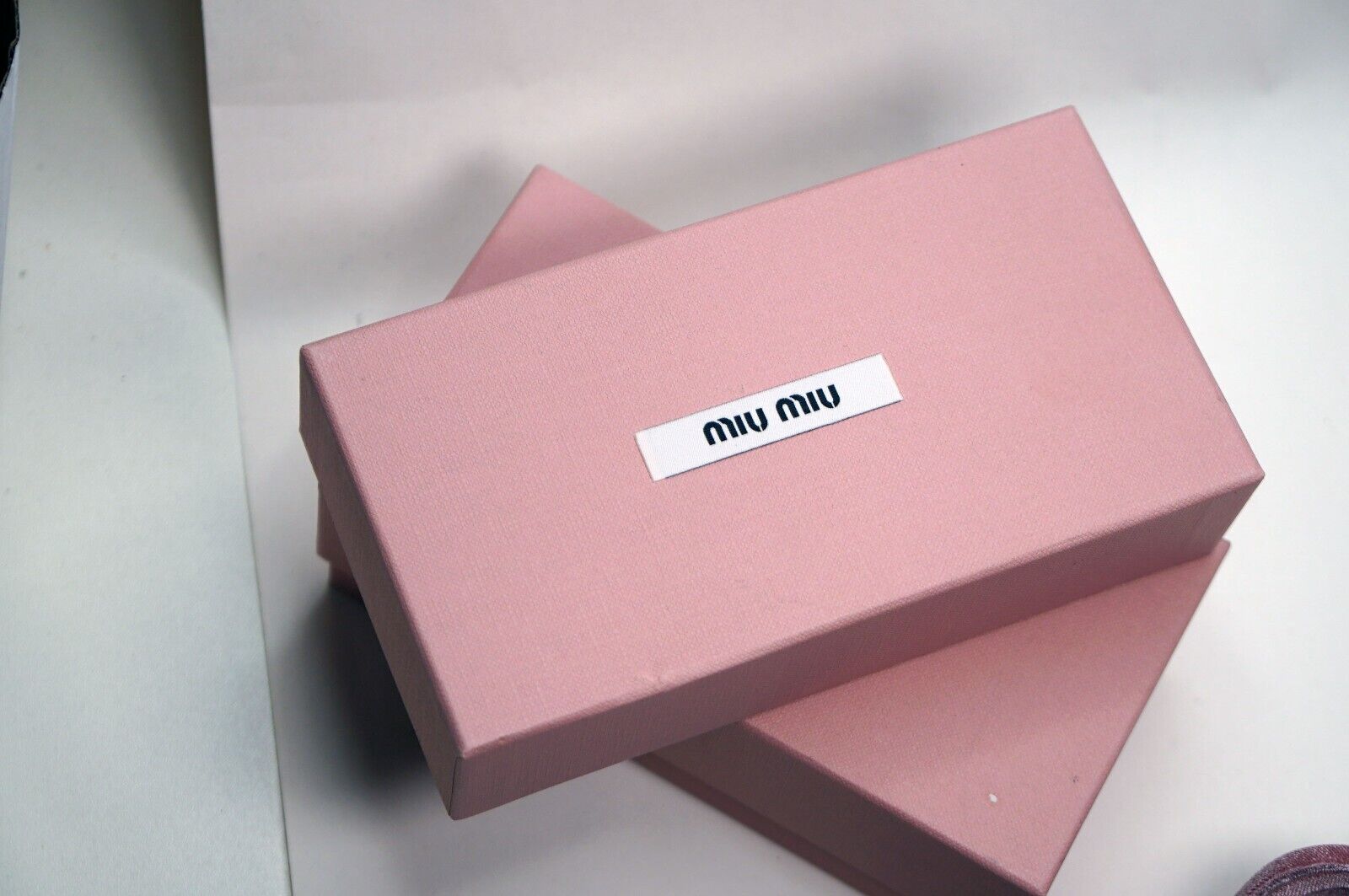 Miu Miu Box Storage Case for Sunglasses with Cloth Papers Large 160 x 80 x 55