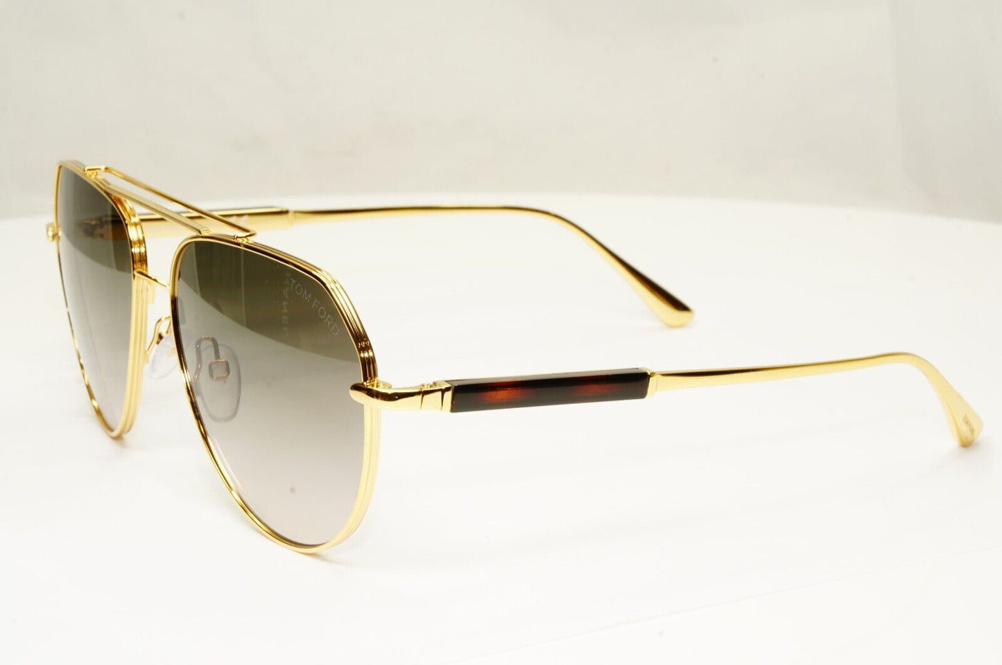 Tom Ford Sunglasses Andes Gold Pilot Metal Brown Grey FT0670 TF 670 30B 61mm