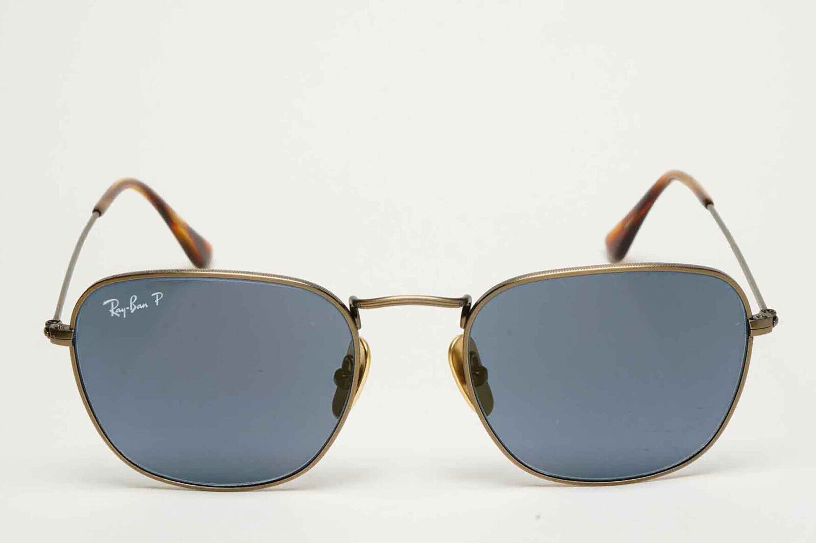 Ray-Ban Sunglasses Frank Titanium Polarised Bronze Blue RB 8157 9207/T0 51mm