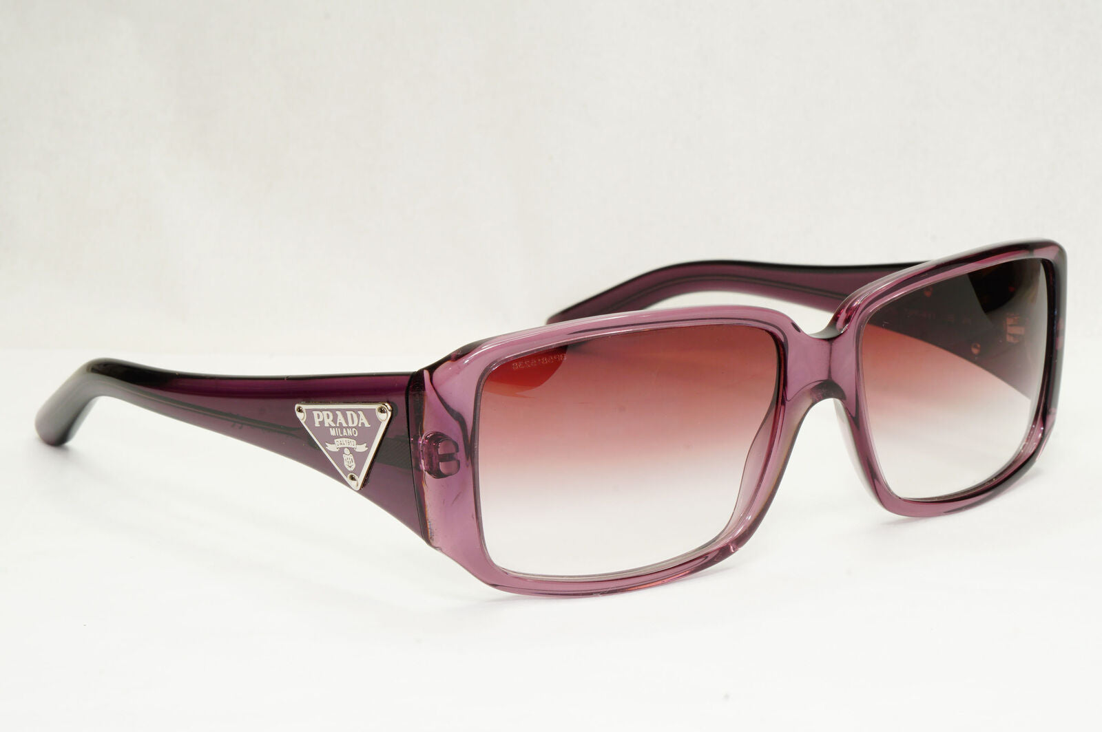 Prada Sunglasses 2010 Vintage Triangle Logo Purple PR16LS SPR 16L 7WR-4V1 141223