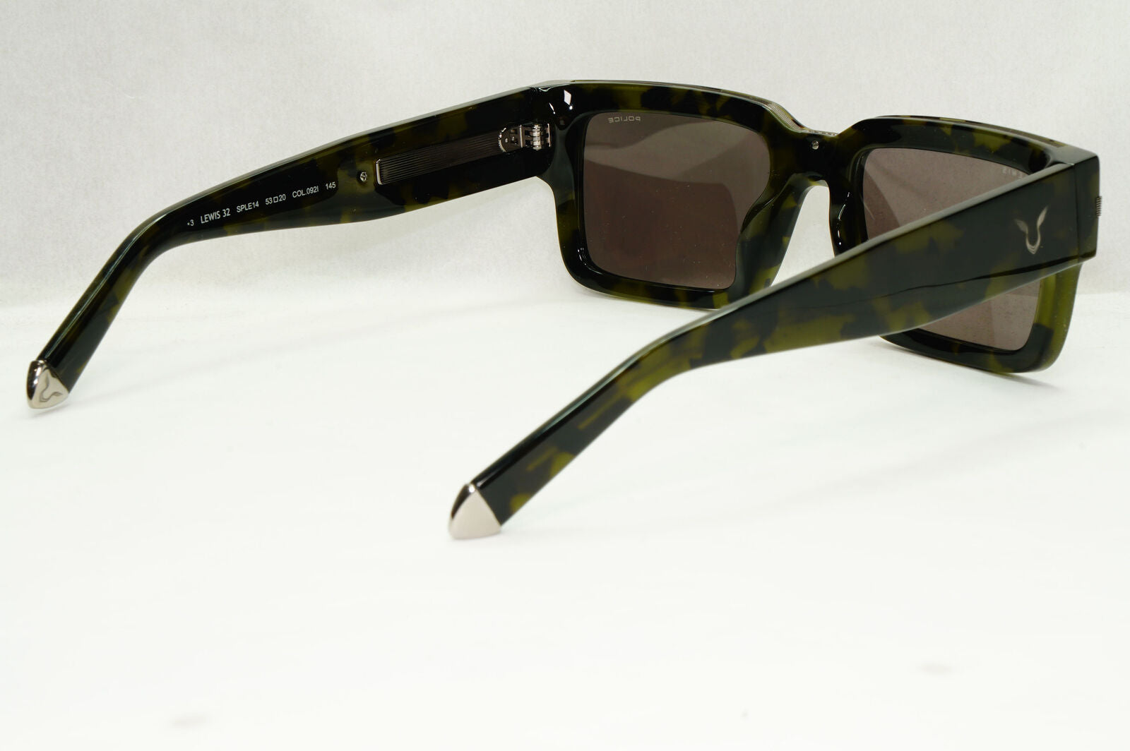 Police x Lewis Hamilton Sunglasses F1 Grey Green Camo SPL E14 Lewis 32 COL 092I