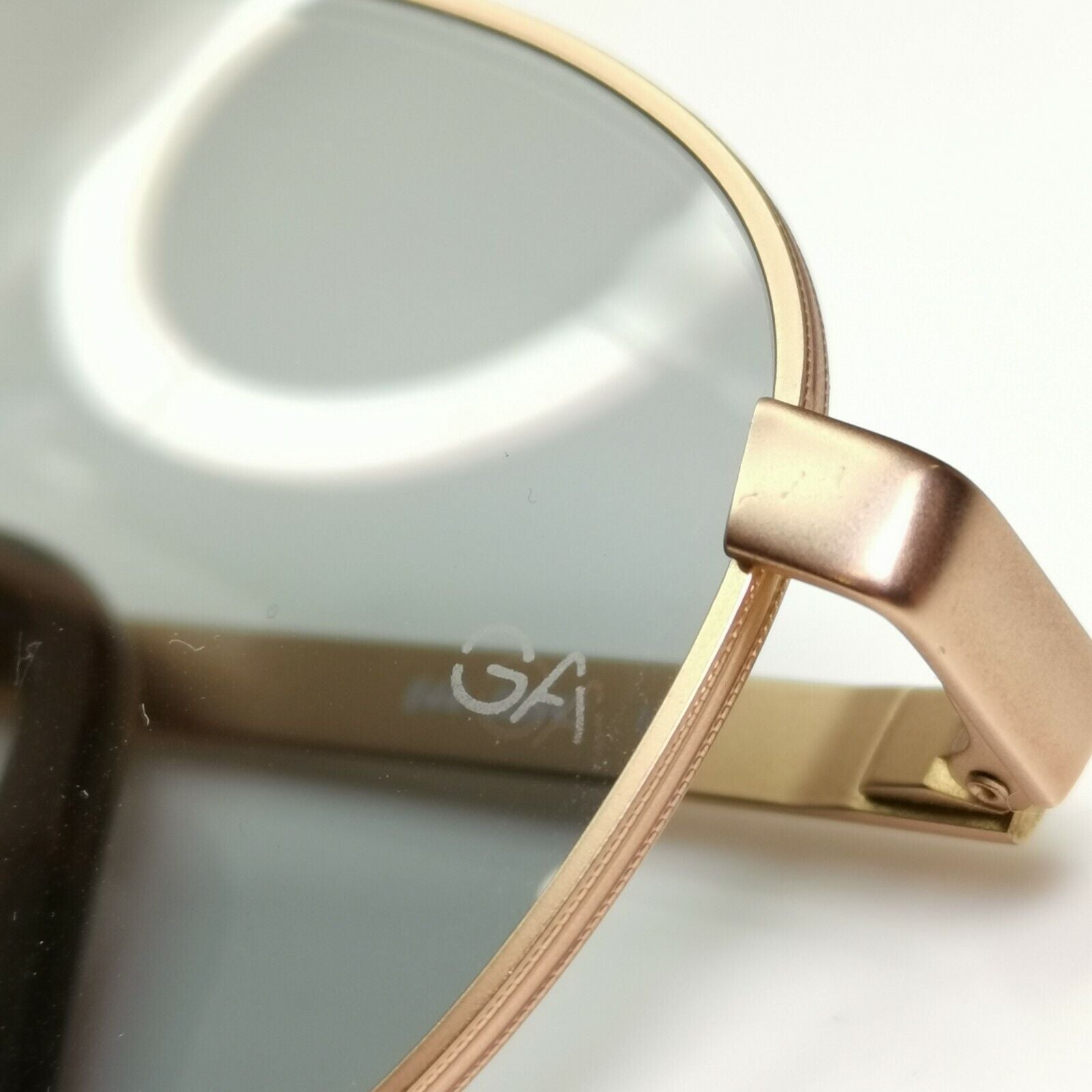 Authentic Giorgio Armani 1997 Vintage Sunglasses Gold Metal Men Women 644 925/41