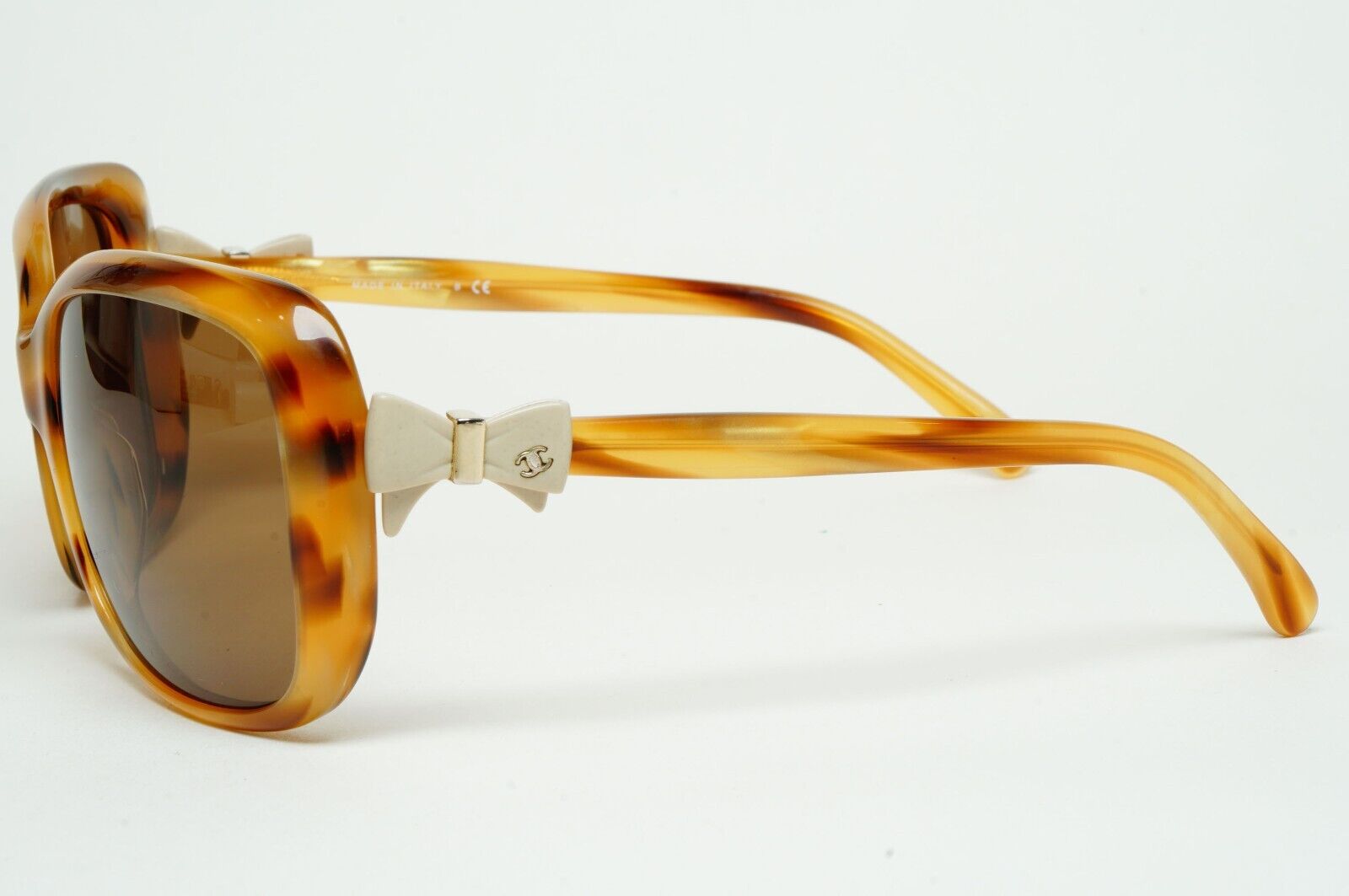 Chanel Sunglasses Bows 2011 Vintage Brown Square 5171 c.938/3B 60mm 100225