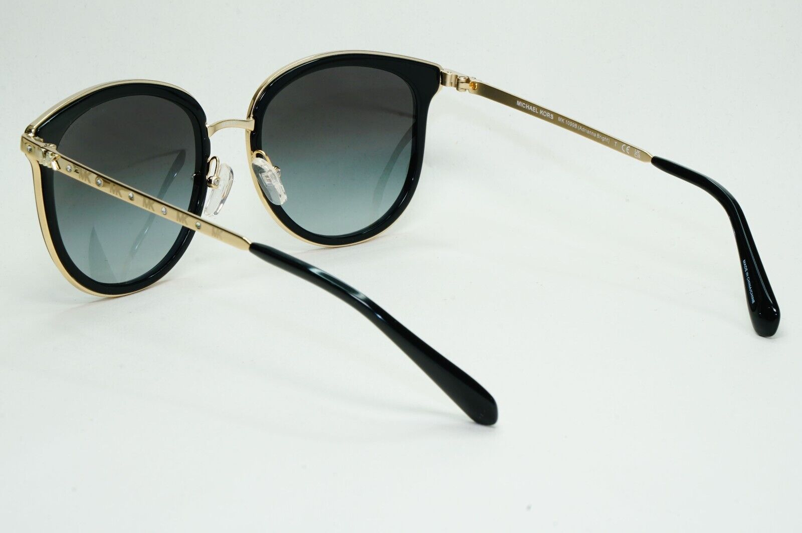 Michael Kors Sunglasses Black Gold MK 1099B Adrianna Bright 3005/8G 151124