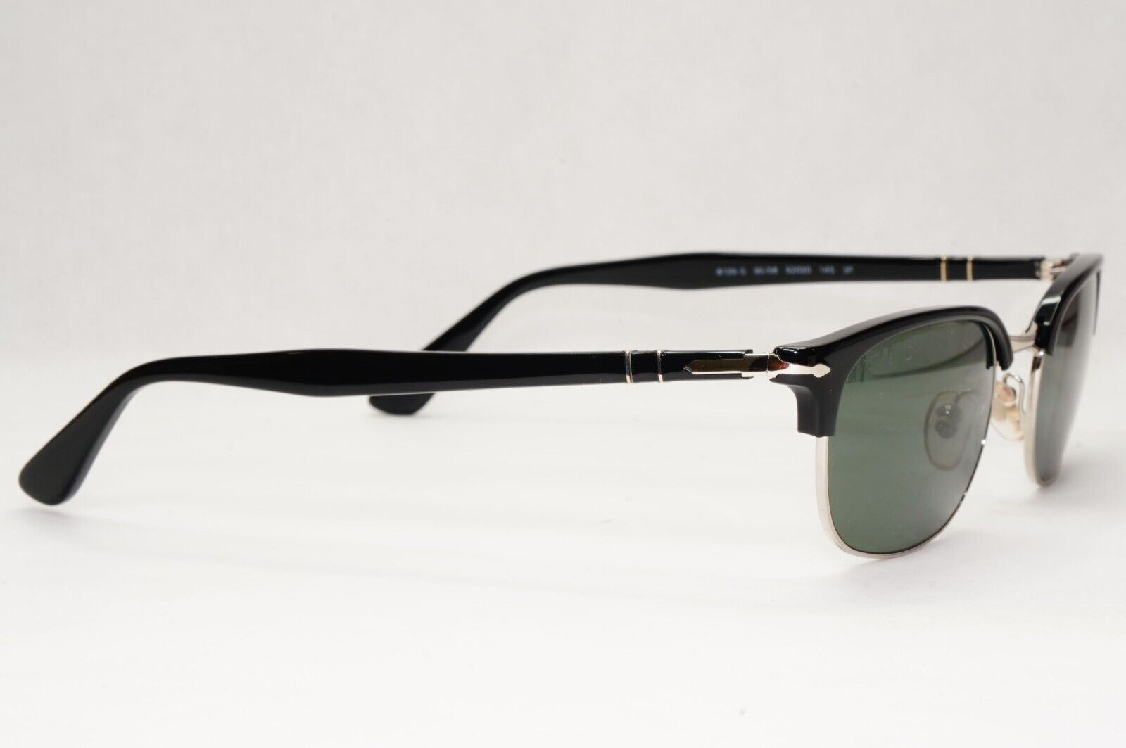 Persol Sunglasses 2015 Black Polarized Rectangle Grey Green 8139-S 95/58 52mm
