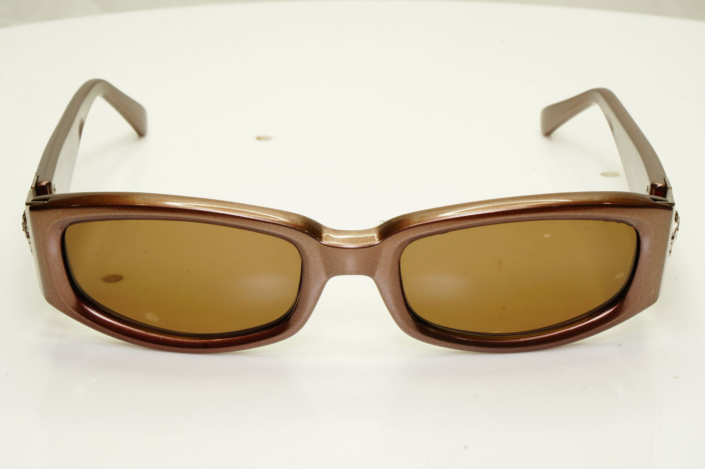 Gianni Versace 1996 Mens Vintage Brown Medusa Sunglasses MOD 253/M COL 341