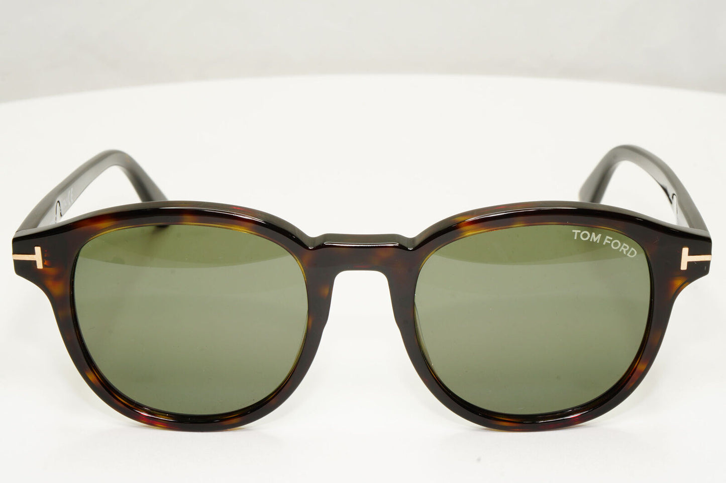 Tom Ford Tortoiseshell Green Sunglasses Brown Square Jameson TF 752 52N FT0752