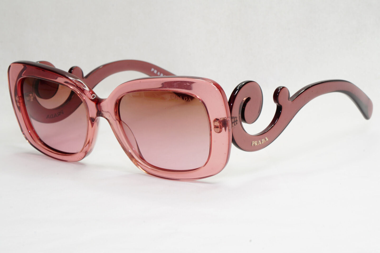 Prada Sunglasses Baroque Swirl Pink Transparent PR27OS SPR 27O CAI-5P1 130124