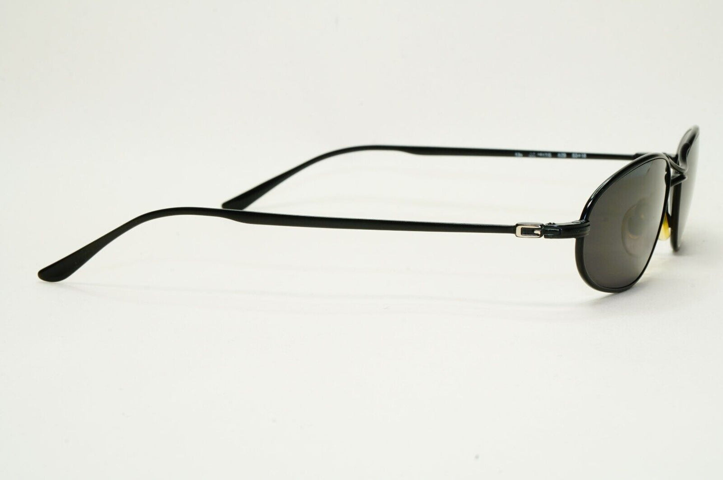 Gucci Sunglasses 1996 Vintage Black Oval Metal Unisex GG 1617/S 8ZB 53mm 120824