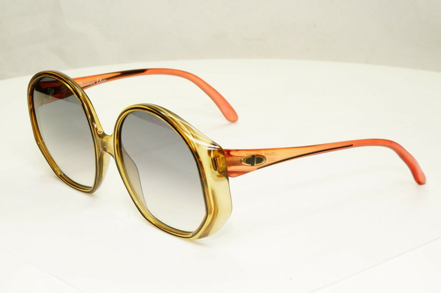 Christian Dior Brown Germany 1990s Womens Vintage Sunglasses 2407 80 36427