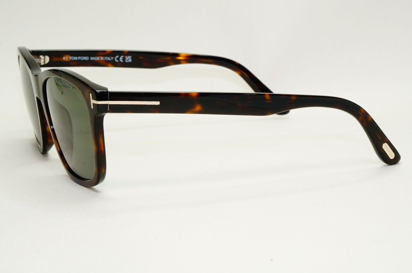 Tom Ford Sunglasses Eric-02 Brown Tortoise Green Square FT0595 TF 595 52N 55mm
