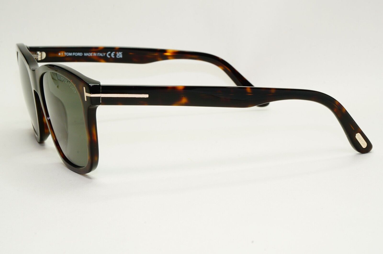 Tom Ford Sunglasses Eric-02 Brown Tortoise Green Square FT0595 TF 595 52N 55mm