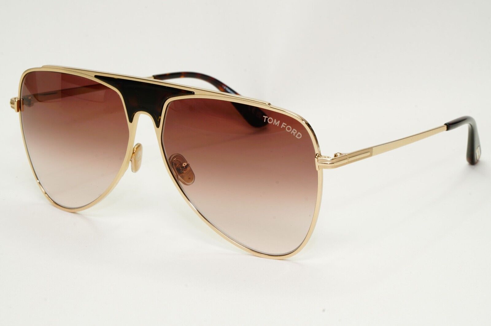 Tom Ford Sunglasses Ethan Gold Square Metal Brown Gradient FT0935 TF 935 28F