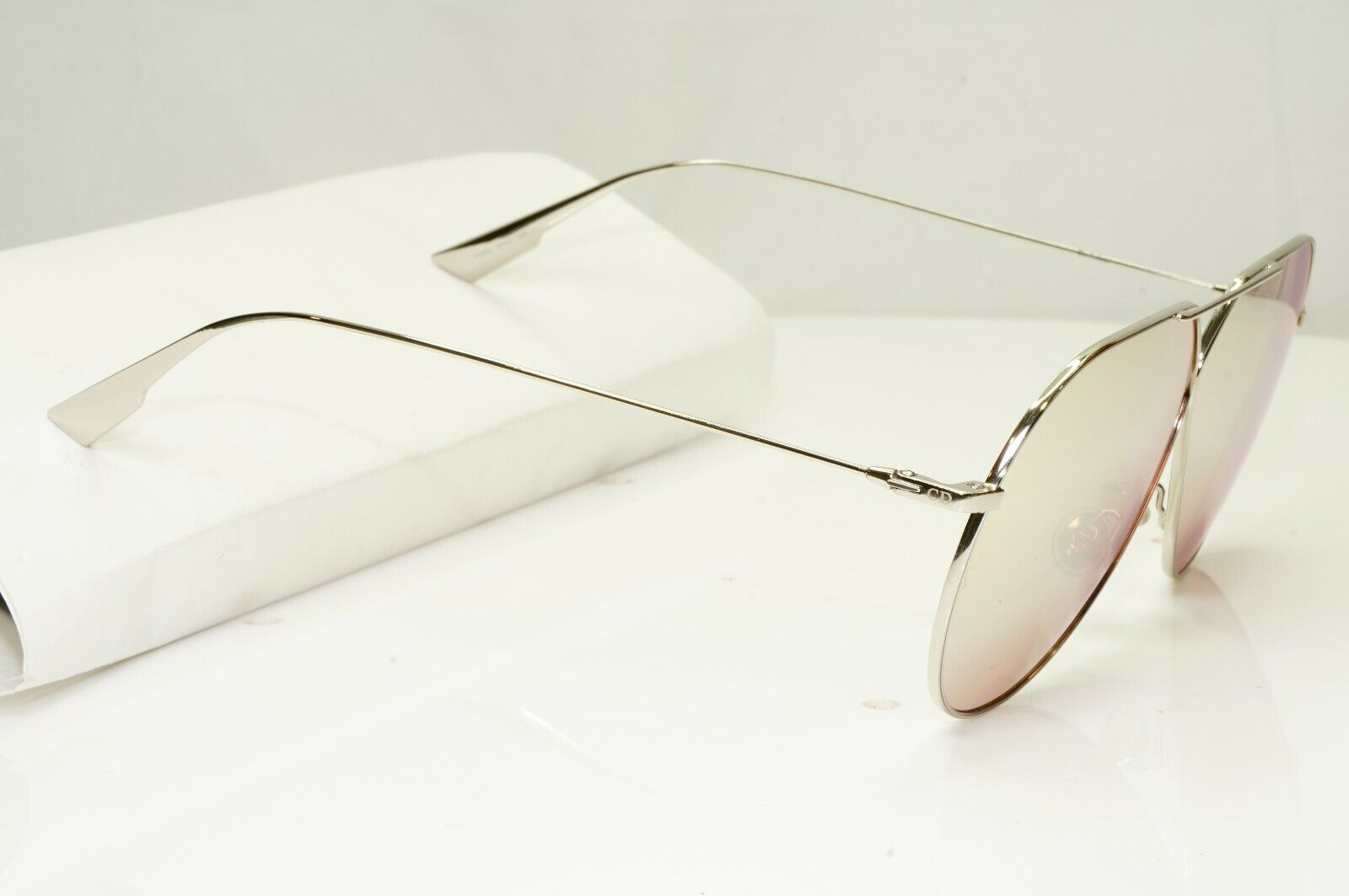 Dior Mirror Palladium Gold Pilot Metal Sunglasses Mens Womens Stellaire 3 010SQ