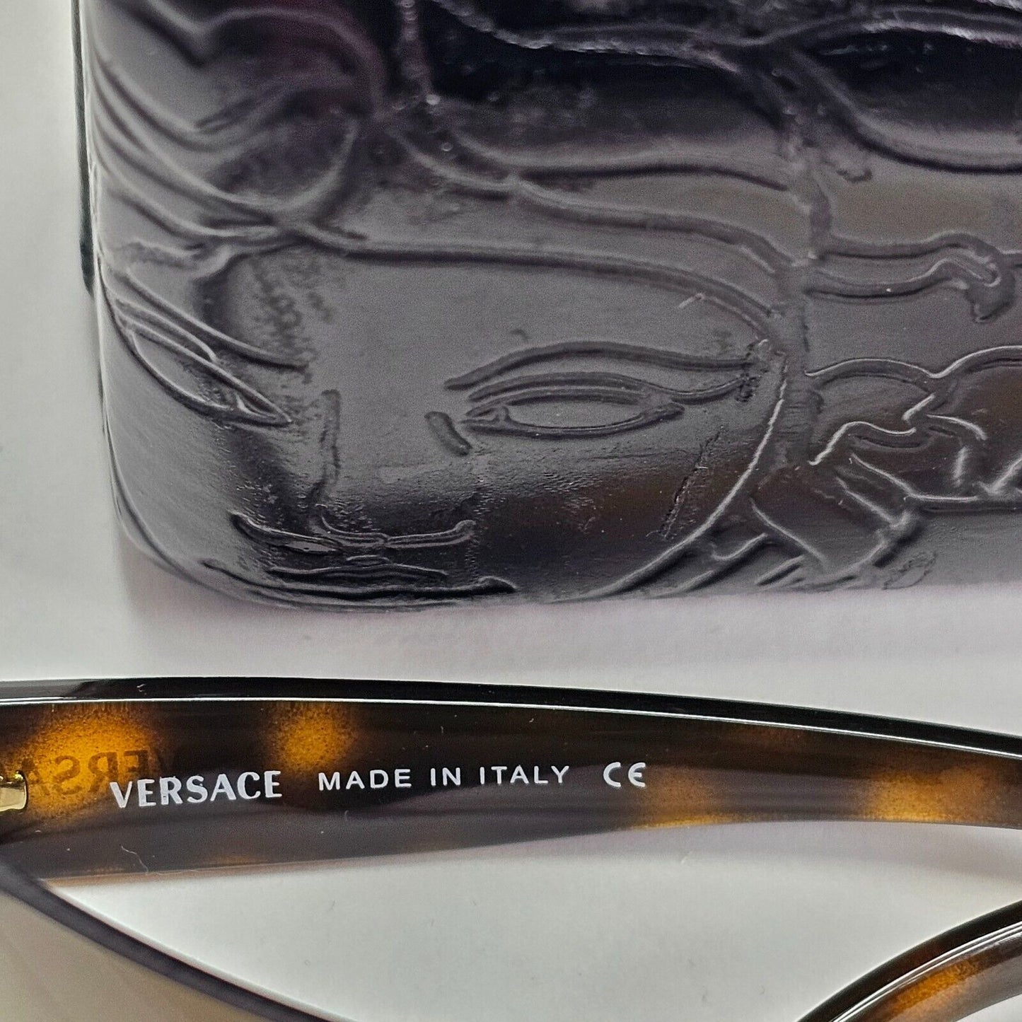 Versace Sunglasses 2004 Vintage Wrap Brown Gradient MOD 2017-B 1001/13 180324
