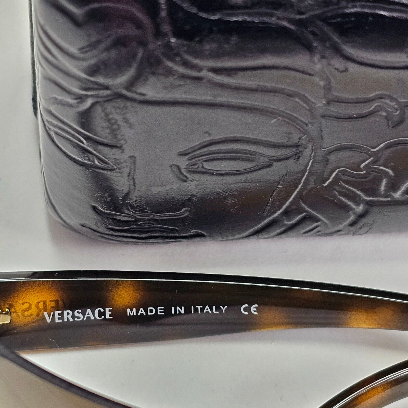 Versace Sunglasses 2004 Vintage Wrap Brown Gradient MOD 2017-B 1001/13 180324