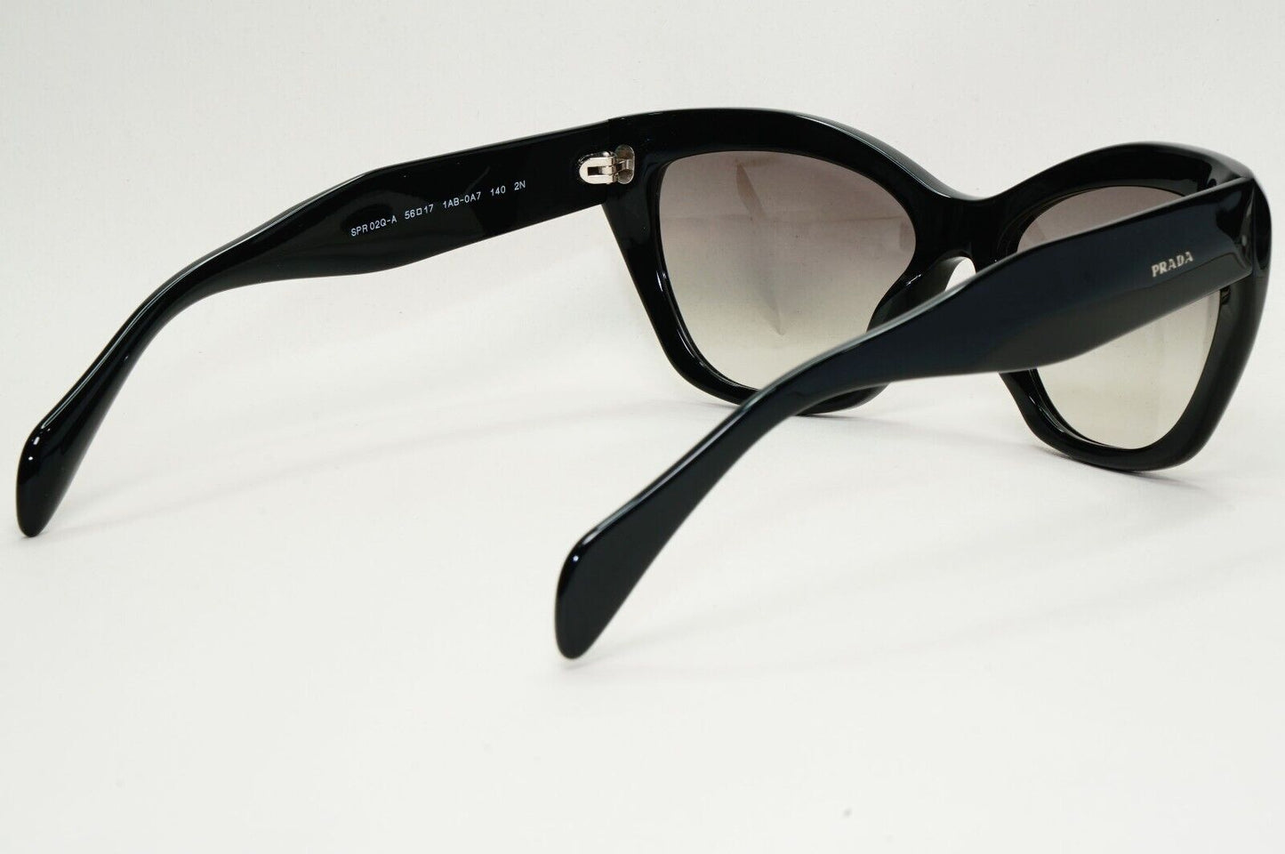 Prada Sunglasses 2012 Black Glossy Grey Gradient PR02QS-A SPR 02Q-A 1AB-0A7