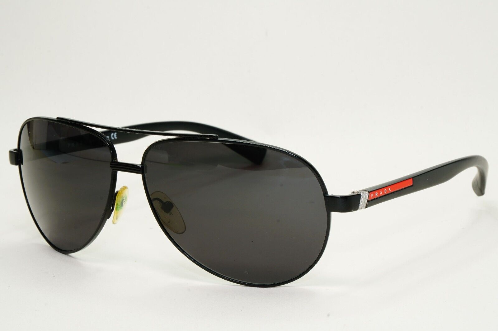 Prada Sunglasses 2012 Vintage Black Pilot PS51NS SPS 51N 1BO-3M1 63mm 120824