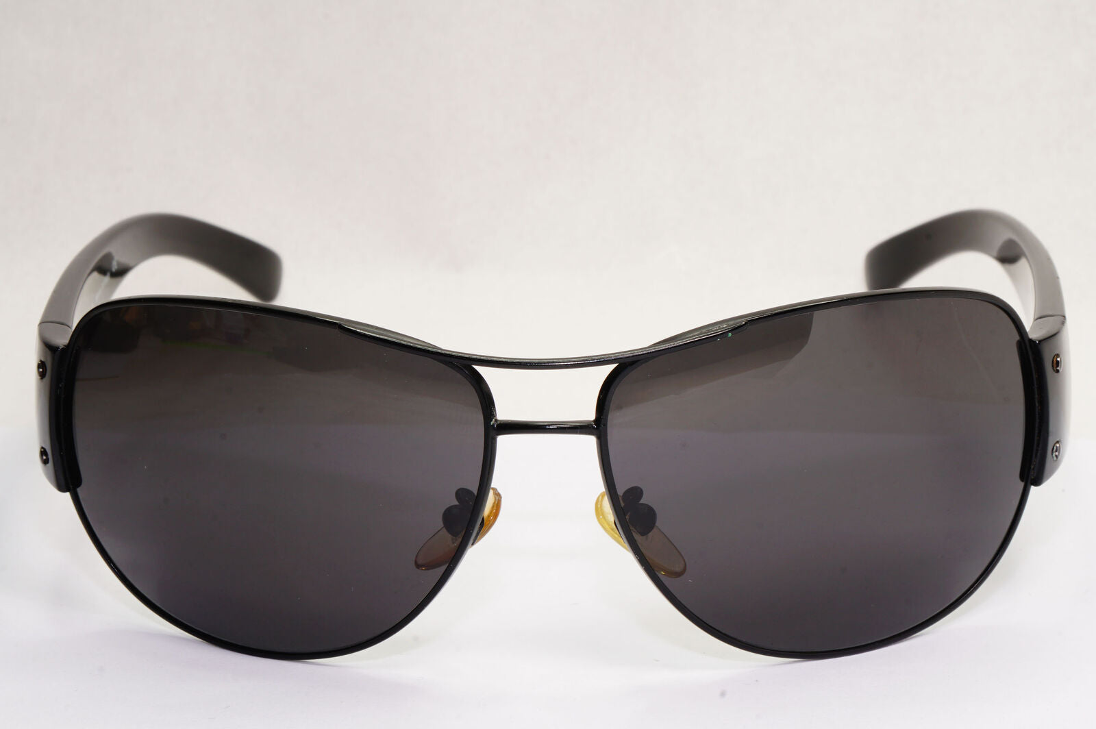 Prada Sunglasses 2006 Vintage Black Pilot Large PR52GS SPR 52G 1BO-1A1 190224