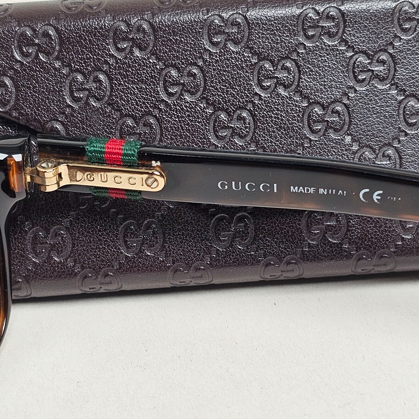 Gucci Sunglasses 2012 Vintage Ribbon Brown Tortoise Small GG 3647 DWJ 310125