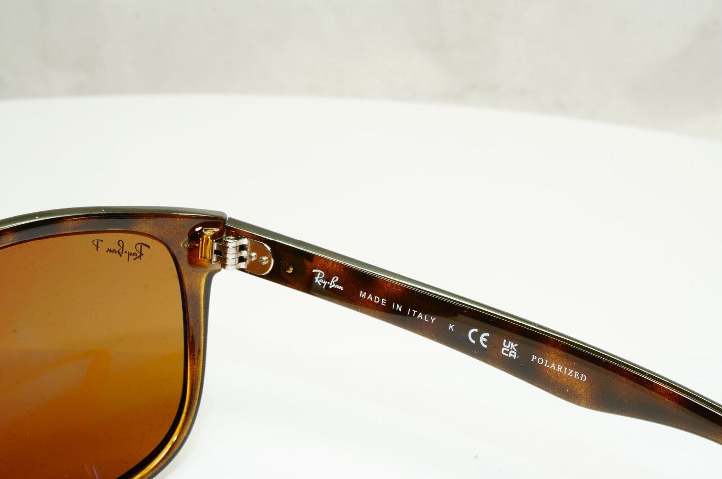 Ray-Ban Sunglasses Polarised Brown Tortoiseshell Boyfriend RB 4147 710/57 60mm
