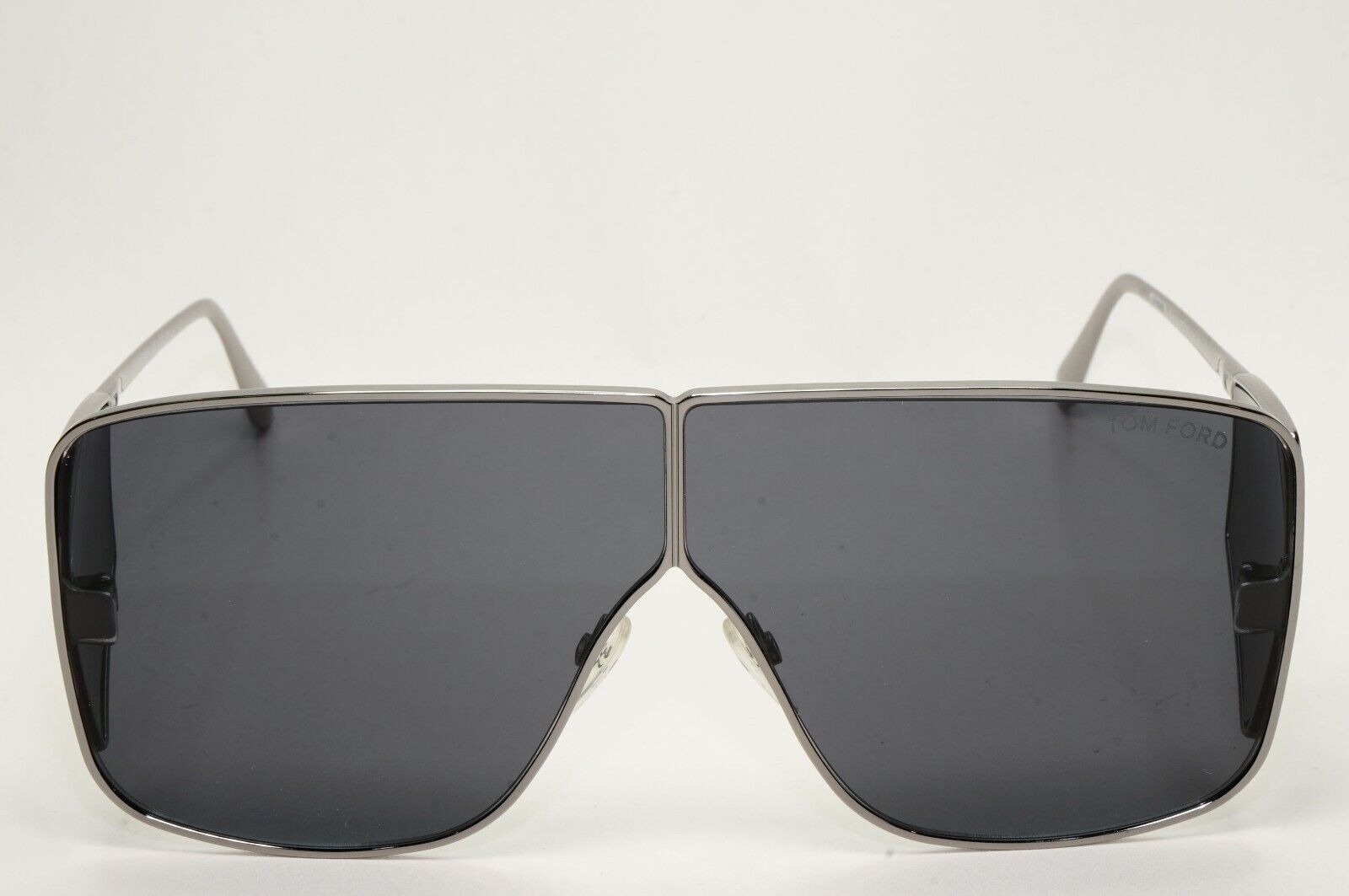 Tom Ford Sunglasses Spector Gunmetal Black Side Shields Metal FT0708 TF 708 08A