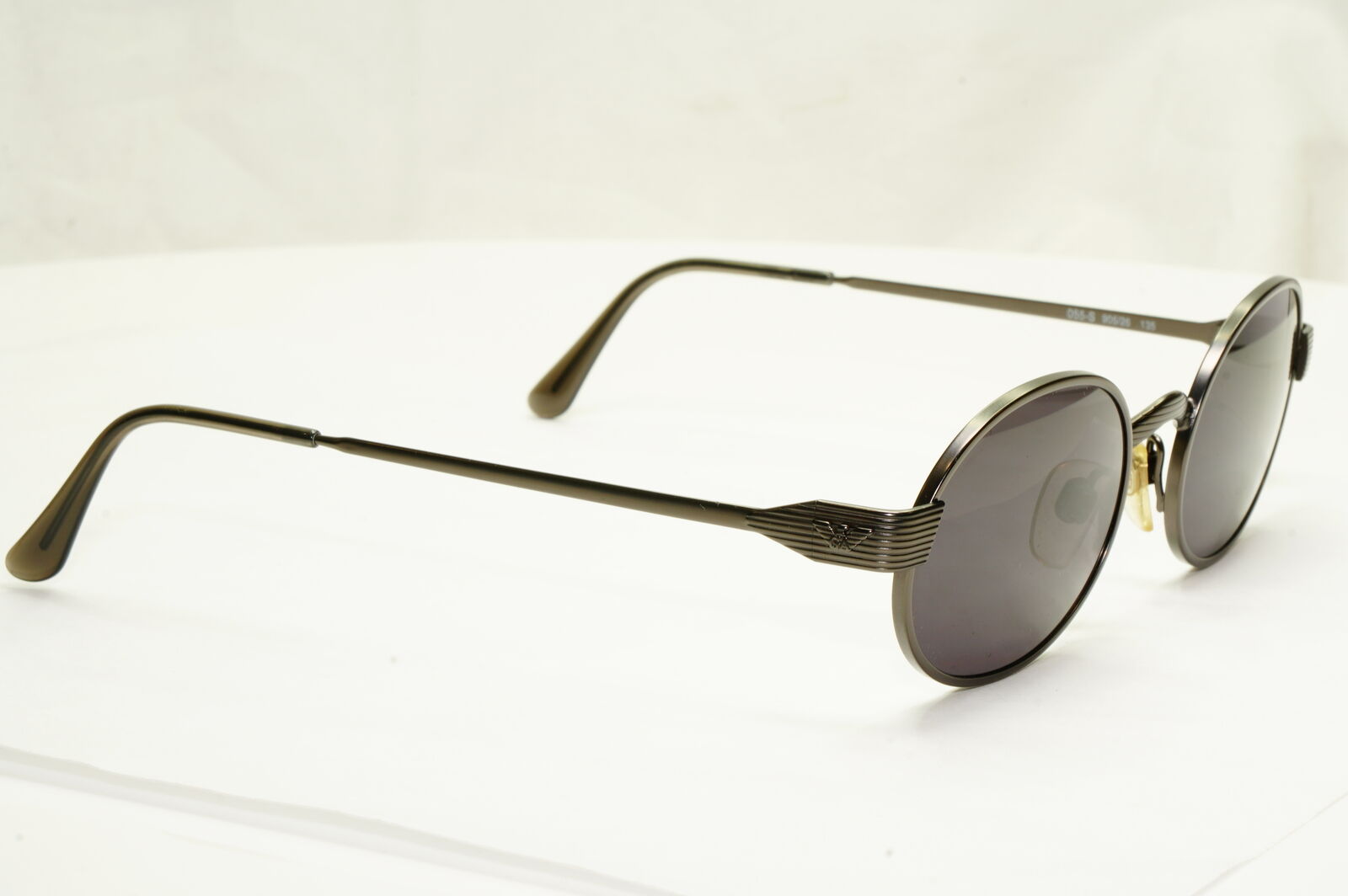 Emporio Armani 1997 Vintage Sunglasses Mens Womens Gunmetal Eagle 055 905/26