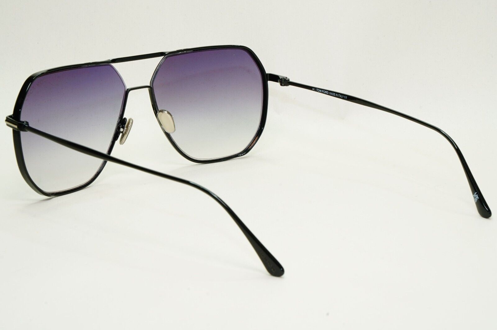 Tom Ford Sunglasses Gilles-02 Black Grey Metal Square FT0852 TF 852 01B 61mm