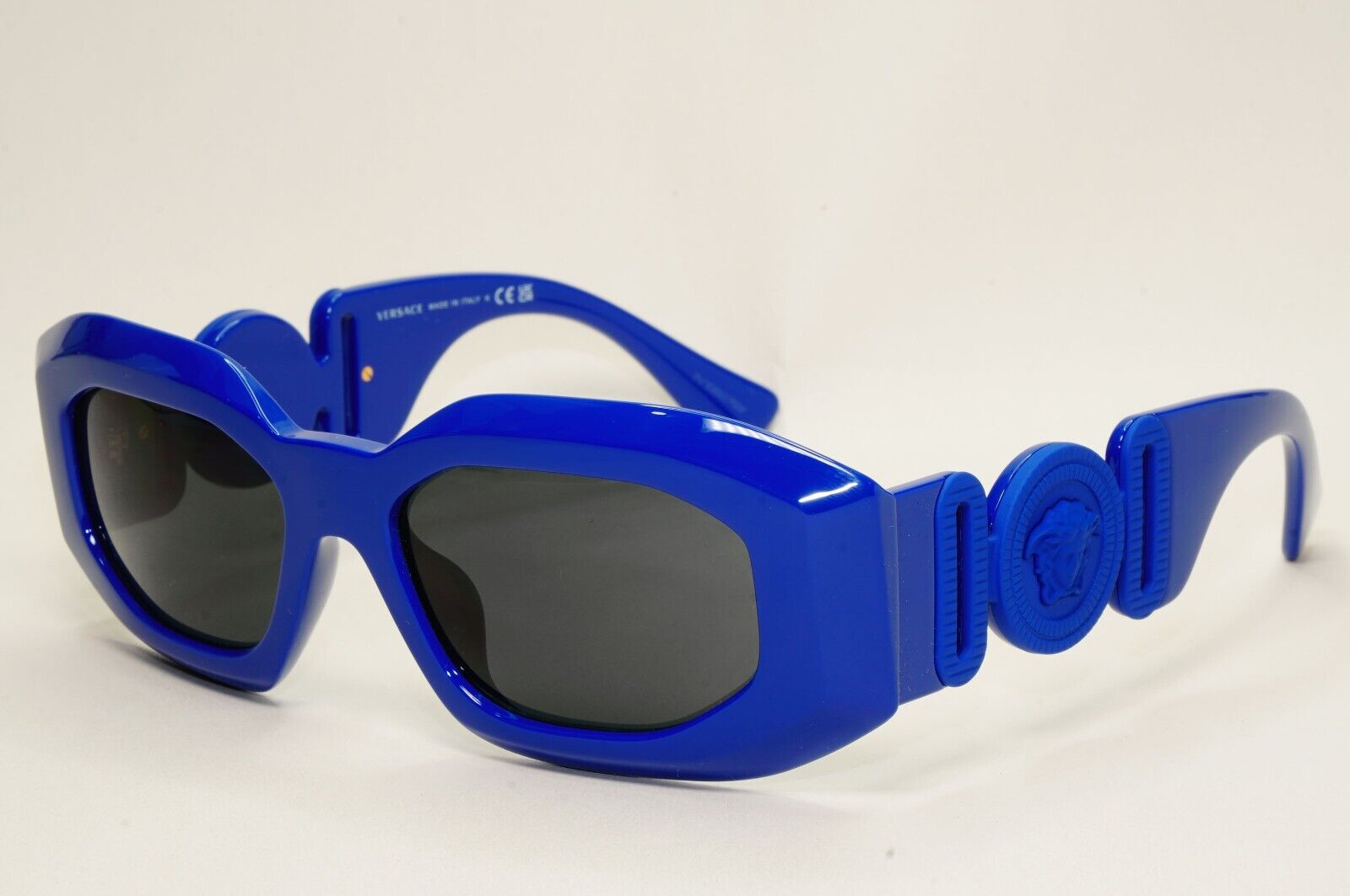 Versace Sunglasses Blue Biggie Medusa Oversized Unisex MOD VE 4425U 5368/87
