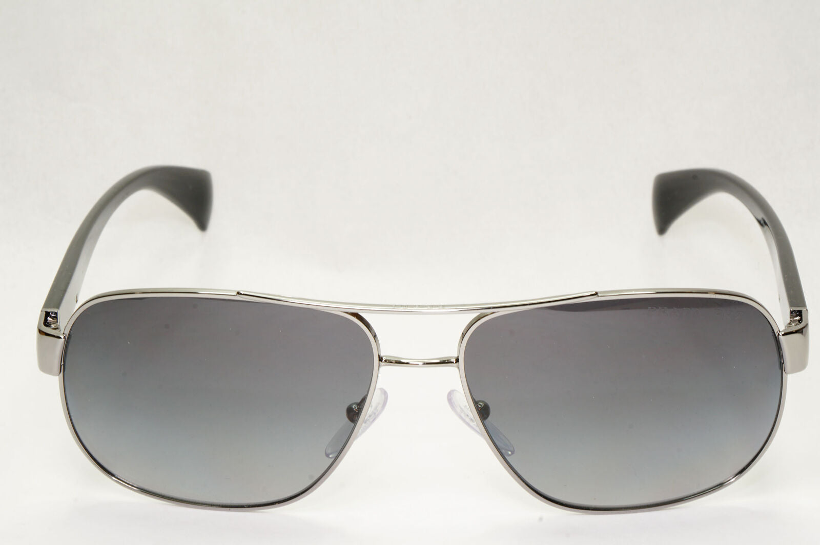 Prada Sunglasses Polarized Black Grey Gradient Gunmetal PR52PS SPR 52P 5AV-5W1