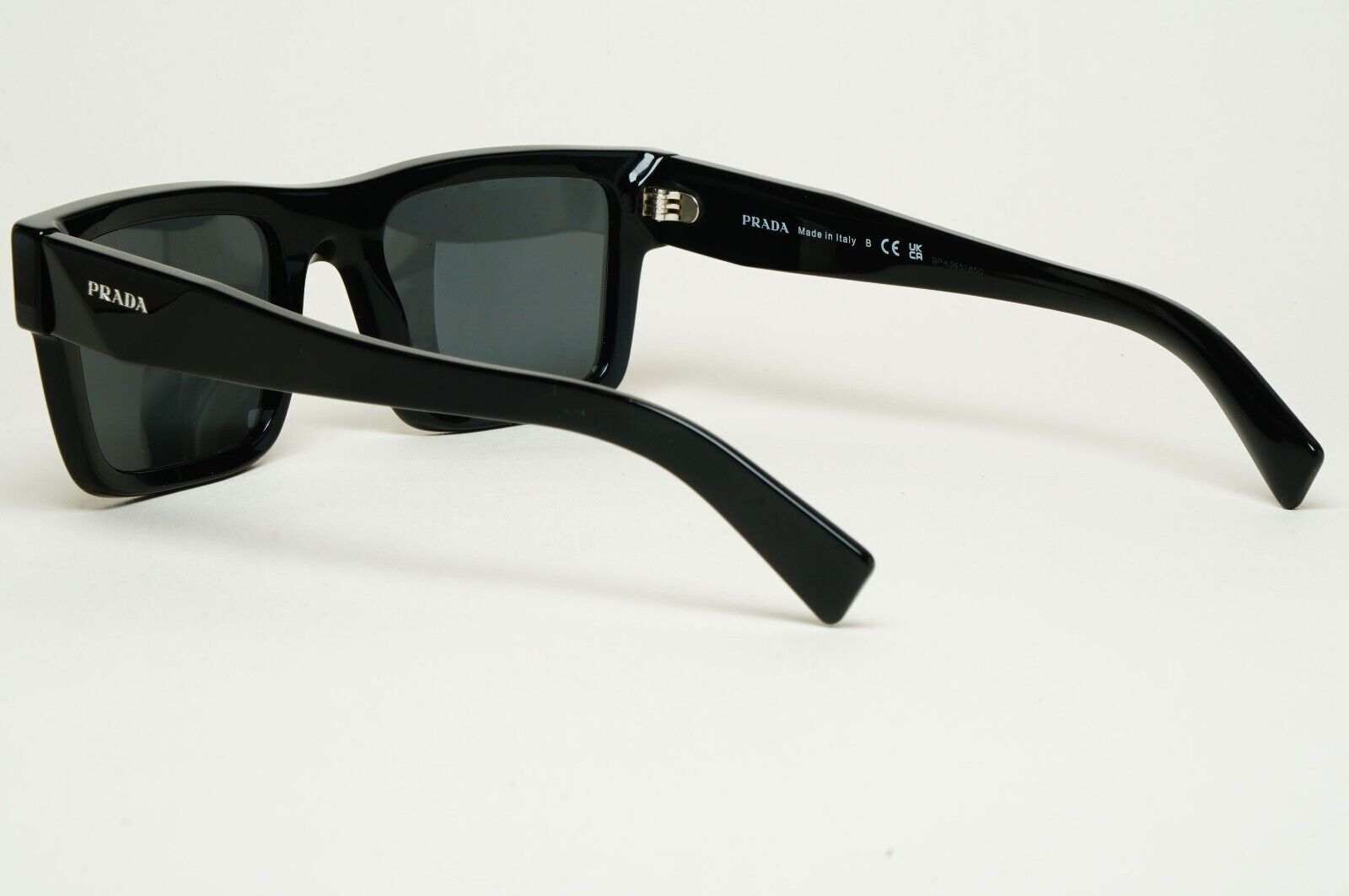 Prada Sunglasses 2023 Black Symbole Square PR19WS SPR 19W 1AB-5S0 52mm 210125