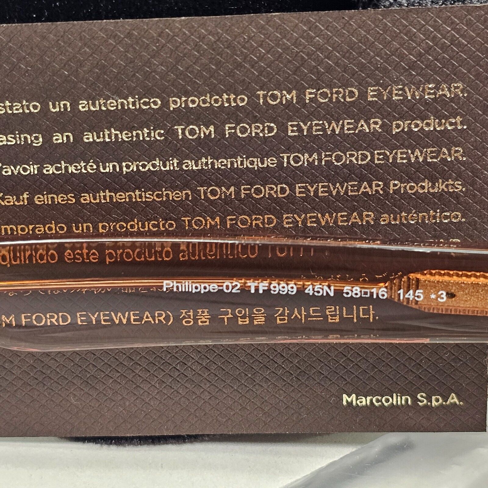 Tom Ford Sunglasses Philippe-02 Brown Transparent Honey Green FT0999 TF 999 45N