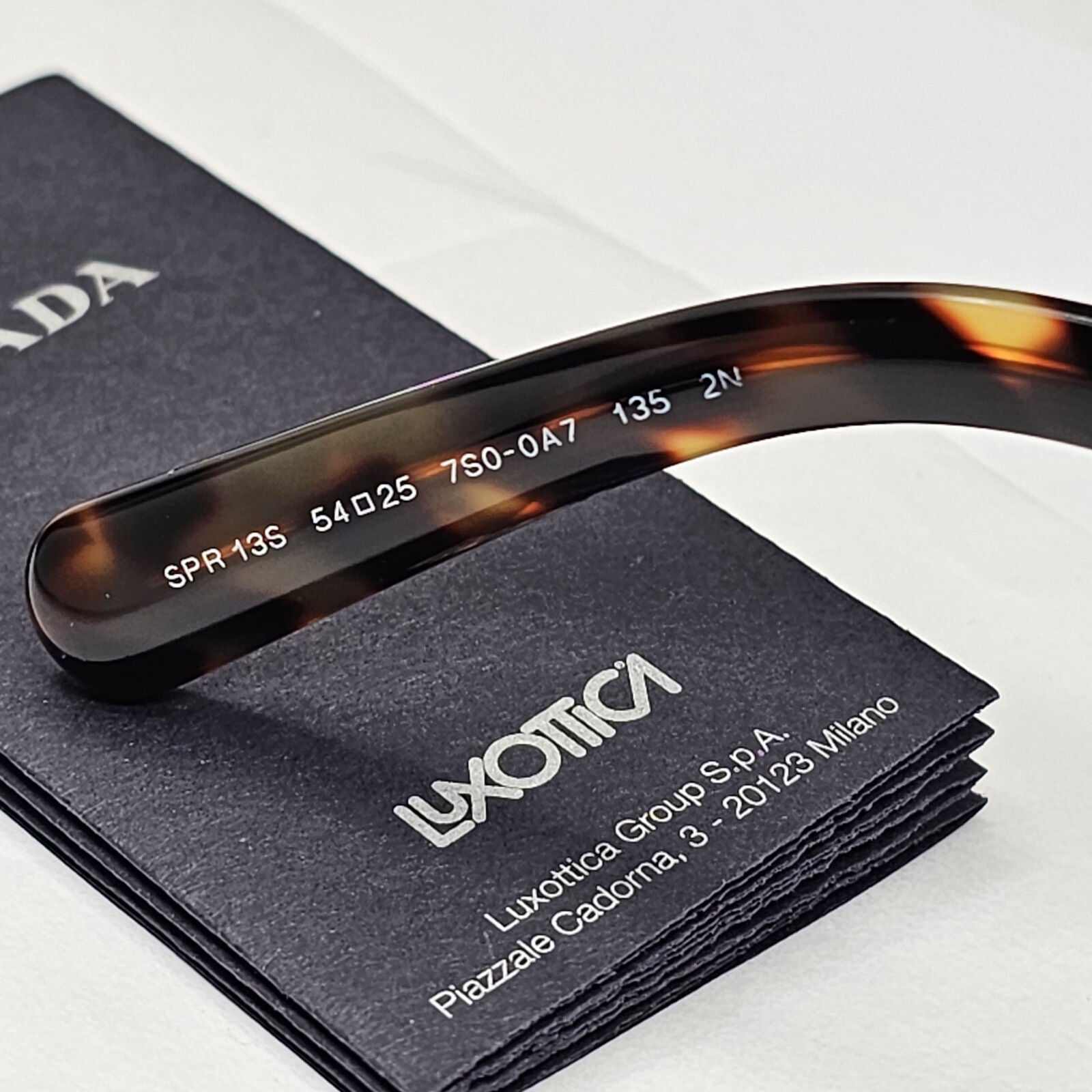 Prada Sunglasses Baroque Swirl Bridge Round Brown PR13SS SPR 13S 7S0-0A7 191223