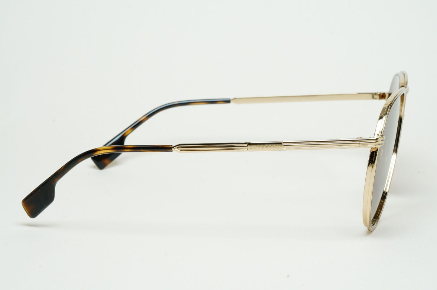 Burberry Sunglasses Scott Gold Metal Pilot Brown BE 3135 1109/73 59mm