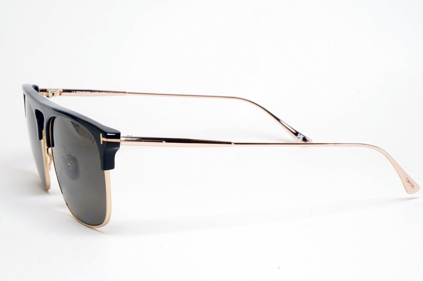 Tom Ford Sunglasses Lee Black Gold Grey Square Navigator FT0830 TF 830 01A 56mm