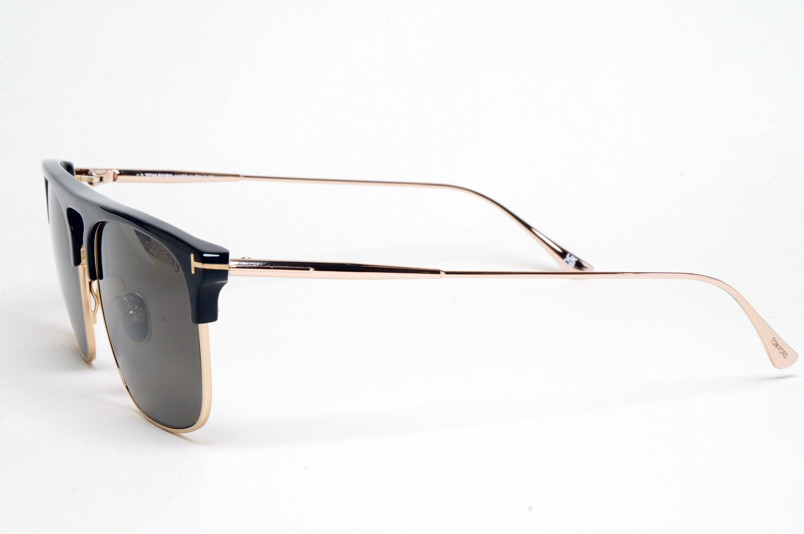 Tom Ford Sunglasses Lee Black Gold Grey Square Navigator FT0830 TF 830 01A 56mm
