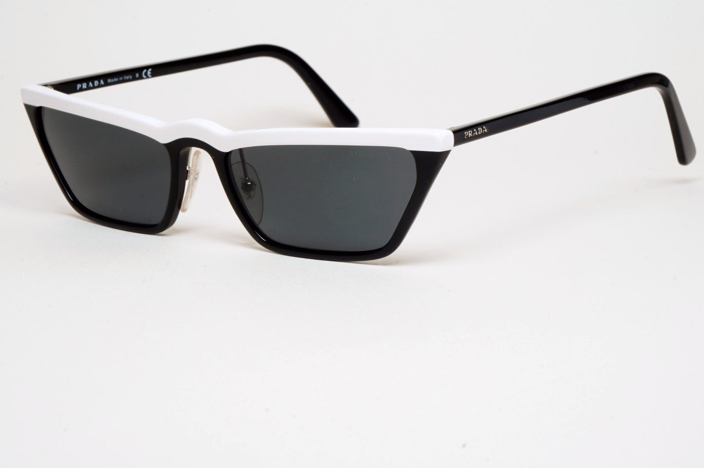 Prada Sunglasses 2018 Ultravox Black White Slim PR19US SPR 19U YC4-5S0 200225