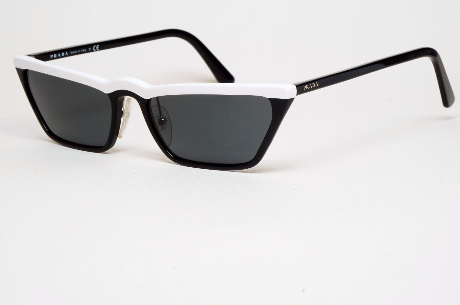 Prada Sunglasses 2018 Ultravox Black White Slim PR19US SPR 19U YC4-5S0 200225