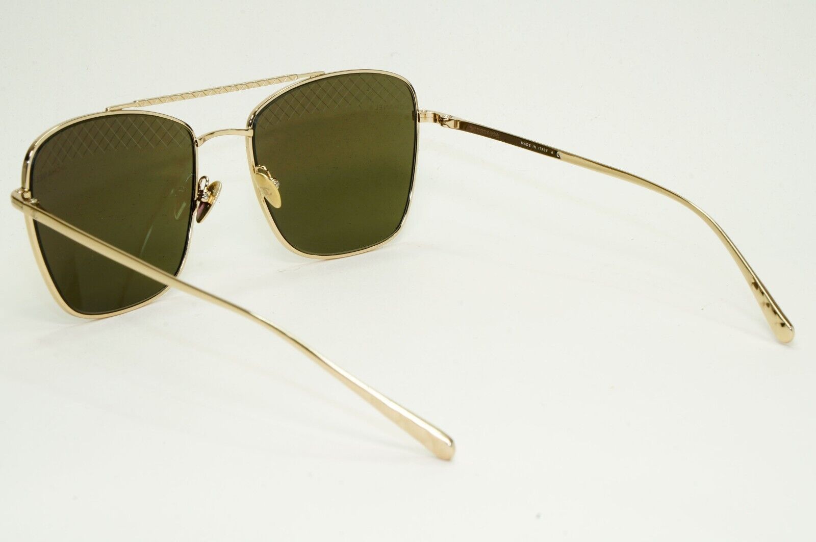 Chanel Sunglasses Gold Square Metal Navigator Pilot 4256 c.395/3 55mm